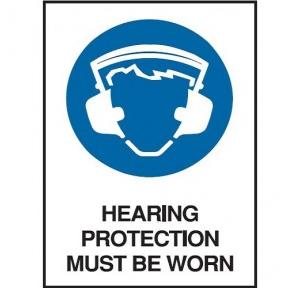 Usha Armour Hearing Protection Signage, Size: 8 x 5 Inch